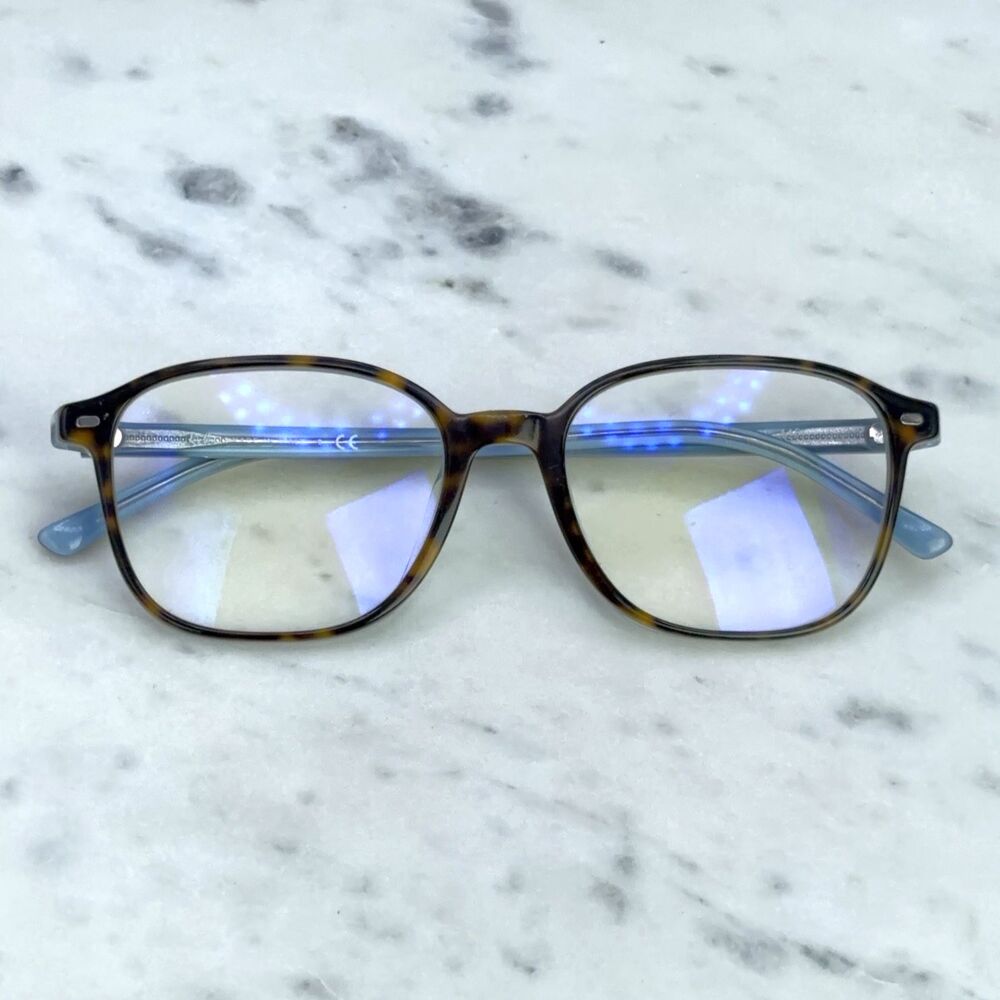 Ray-Ban RB5393-F LEONARD 5883 Havana Blue Tort Eyeglasses Frames Only 53-18-145